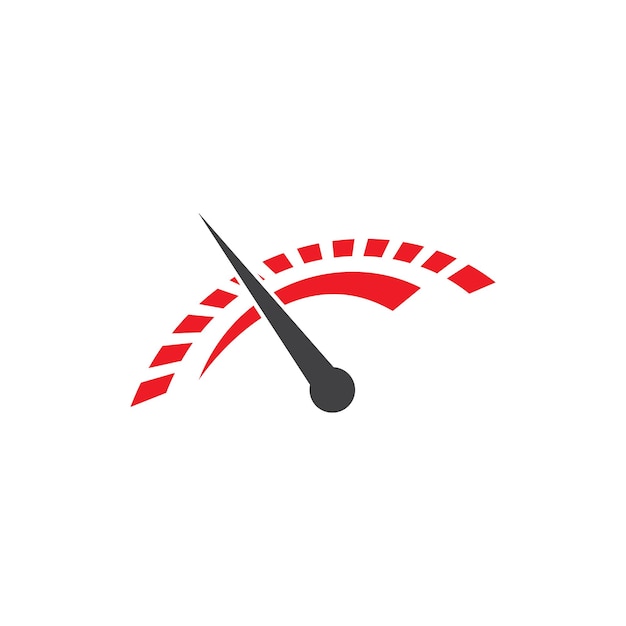 Vector speedometer icon vector