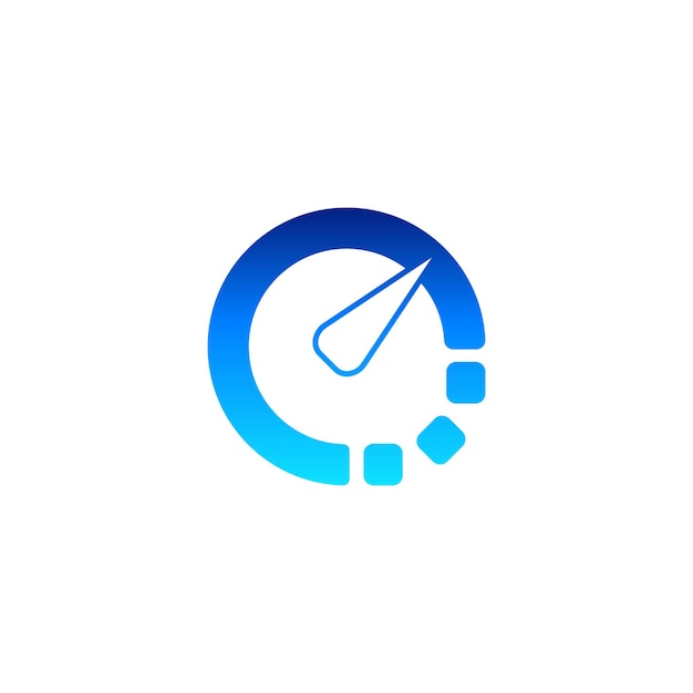 Vector speedometer icon