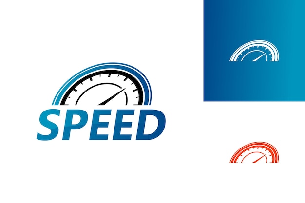 Speedometer Logo Template Design Vector, Emblem, Design Concept, Creative Symbol, Icon