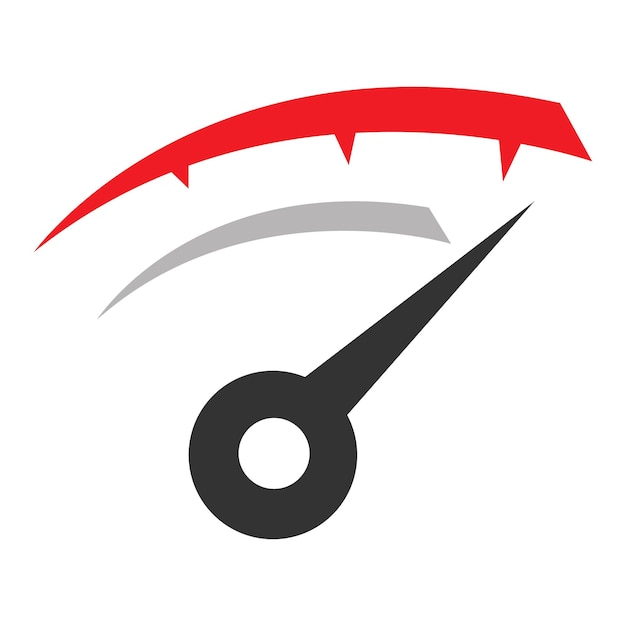 Speedometer logo vector