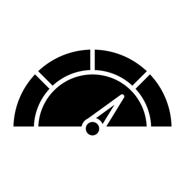 Vector speedometer vector icon design illustration