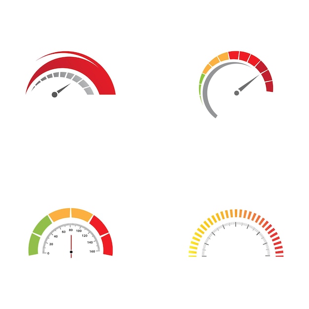 Speedometer vector illustration icon design