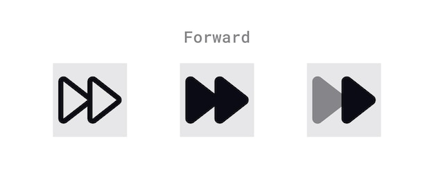 Speel Forward Icons-blad