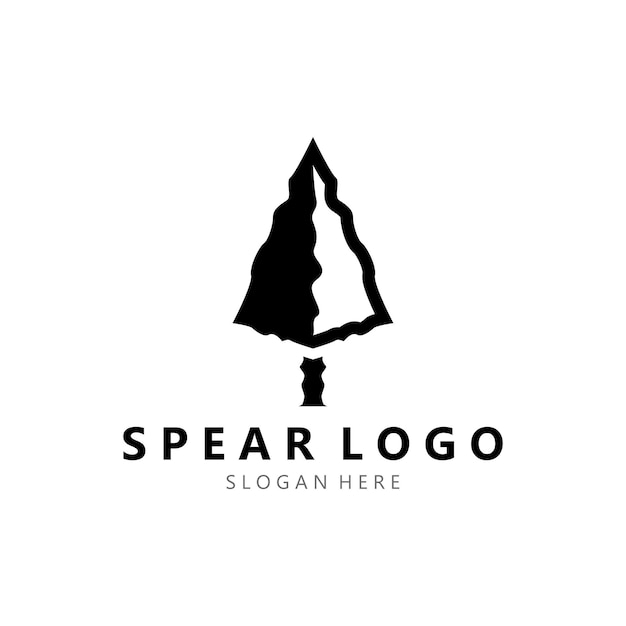 Speer logo ontwerp met sjabloon vectorillustratie