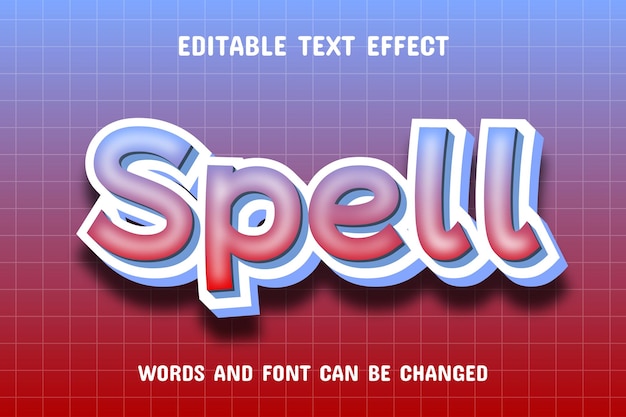 Spel 3d-teksteffect