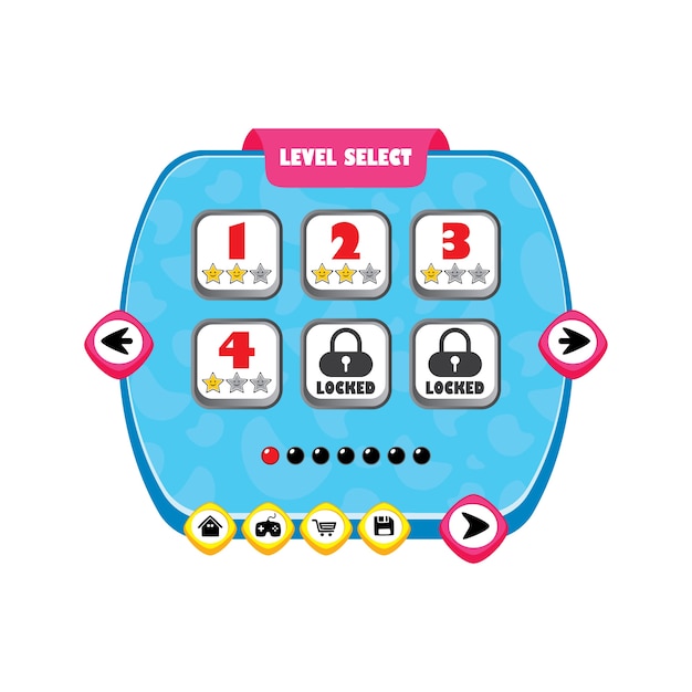 spel asset menu laag