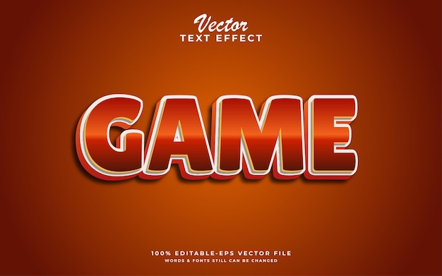 Spel bewerkbaar teksteffect