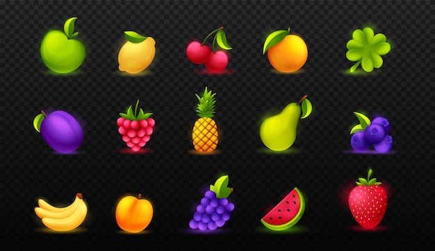 Spel fruit set