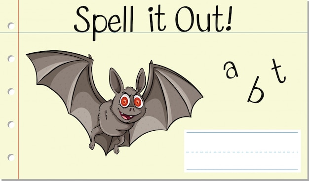 Vector spell it out bat