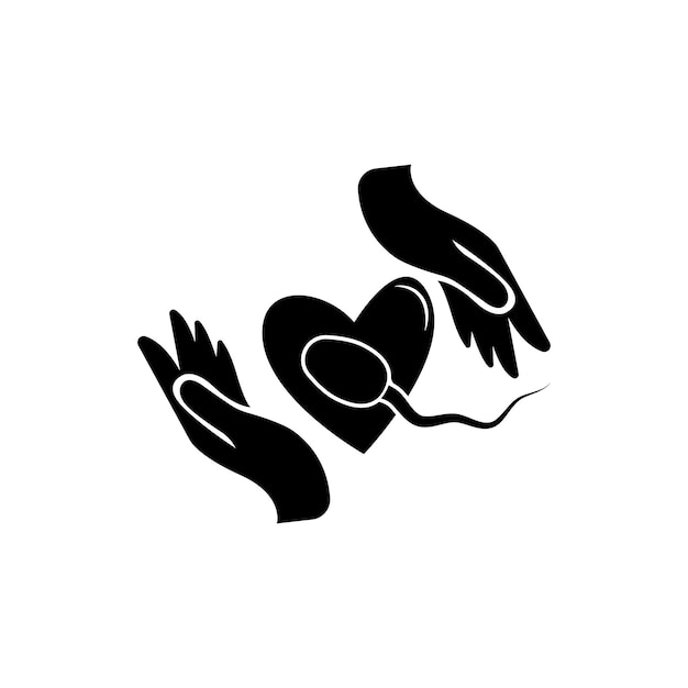 Дизайн векторного логотипа спермы сперматозоидов