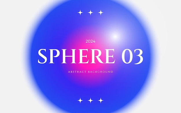 Sphere Abstract Background Color