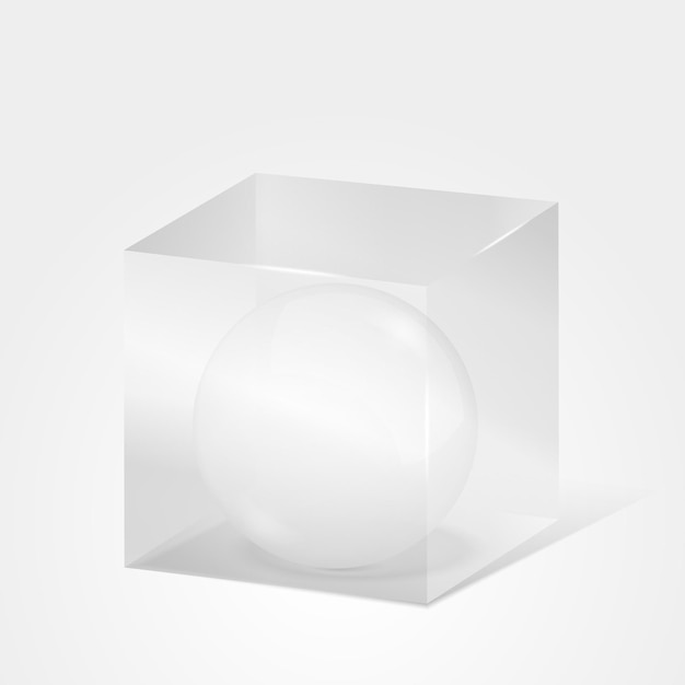 Vector sphere in cube