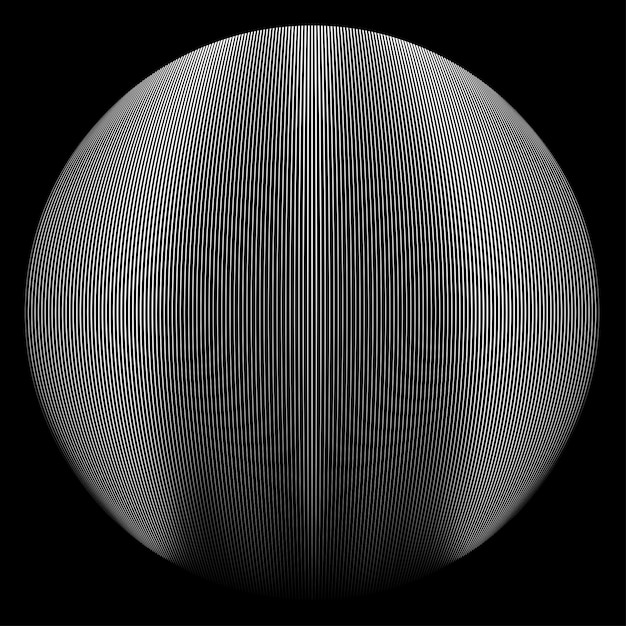 Vettore sfera. linee costruite sfera trasparente .vector .technology sfera logo . elemento di design 3d.