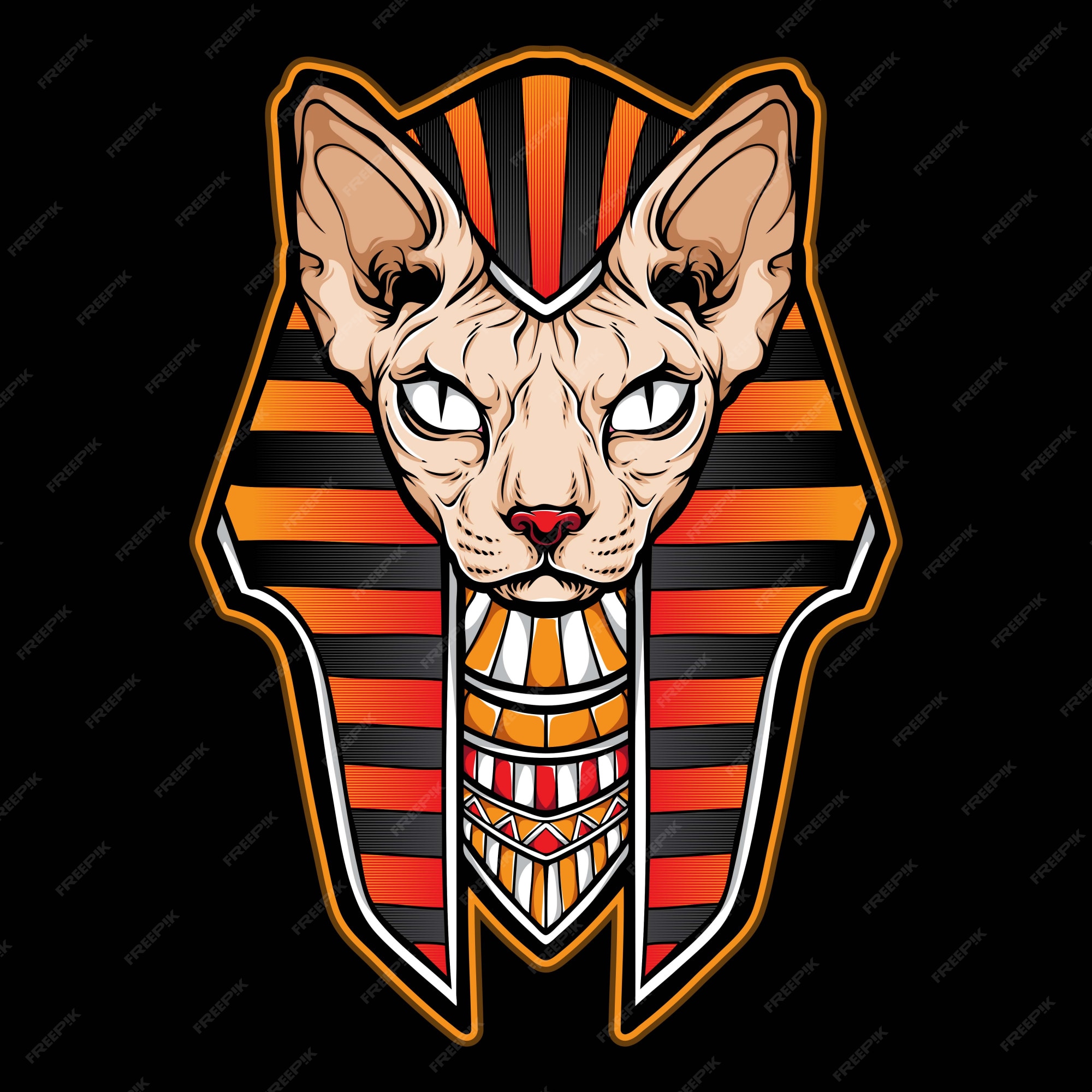 Сфинкс египет кот