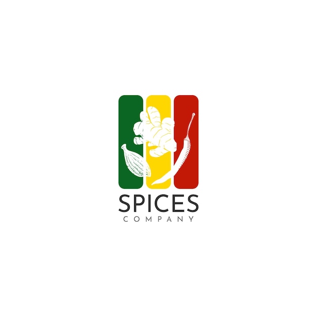 Spices Logo Vector Design