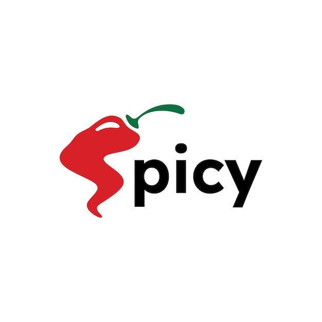 Spicy chili logo vector rode peper logo icoon sjabloon