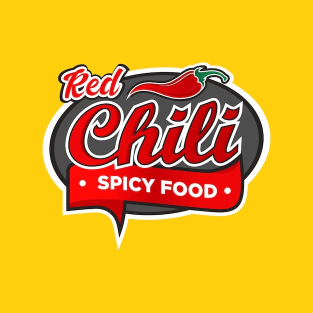 Spicy chili pepper logo