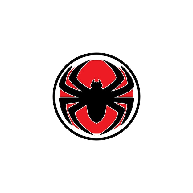 Spider icon logo vector design template