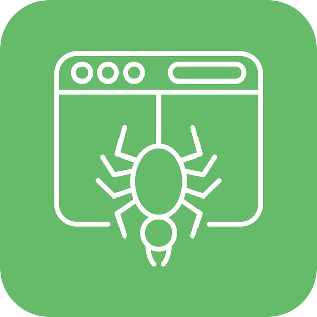 Vector spider icon vector image can be used for internet marketing