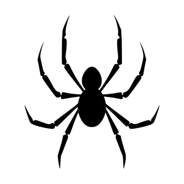 spider insect animal simple illustration for logo