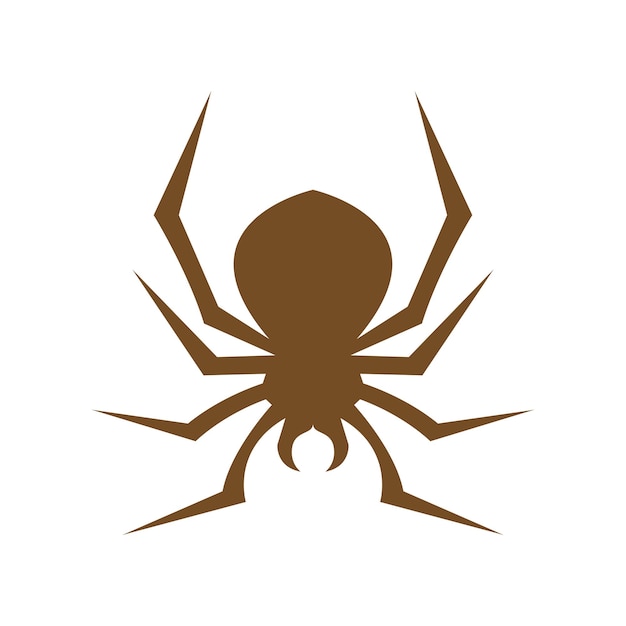Illustrazione del disegno dell'icona del logo del ragno