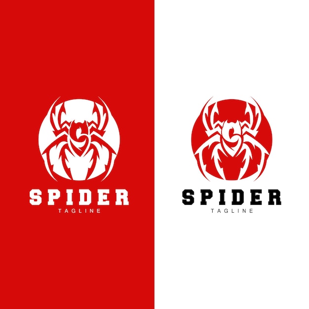 Spider logo vector symbol illustration design