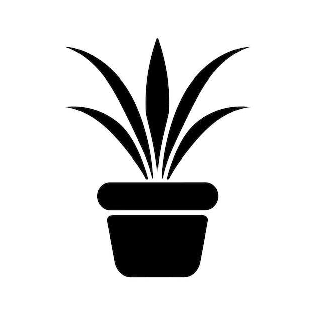 Spider plant icon eenvoudige vector illustratie