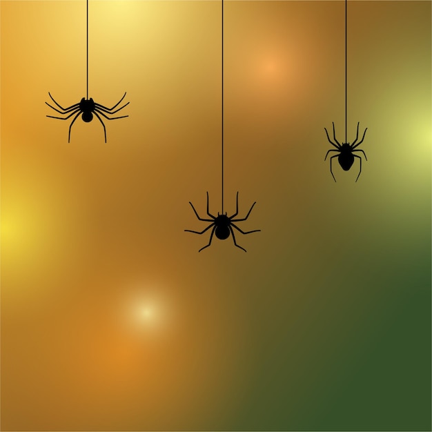 spider silhouette icon. halloween decoration or tattoo. simple widow outline sketch