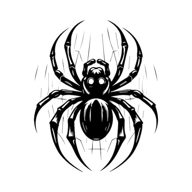 Vector spider vector illustration for t shirt