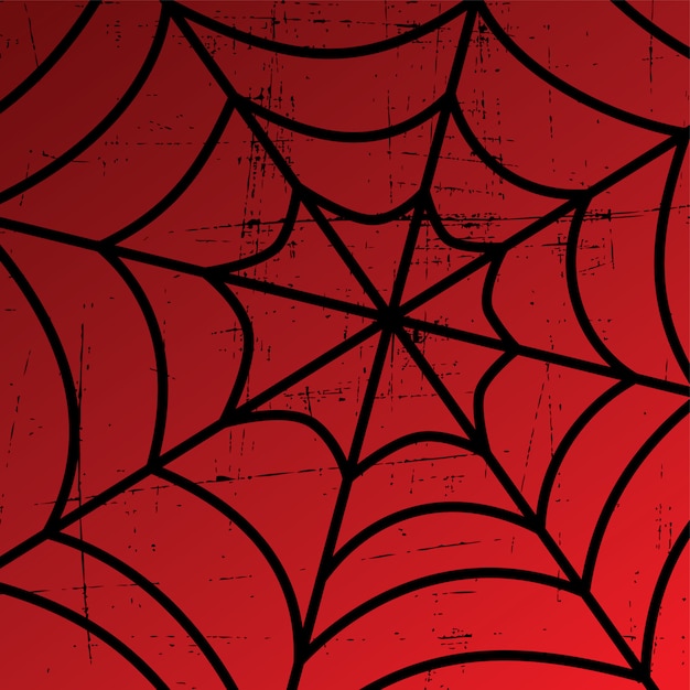 spider web art theme vector art illustration