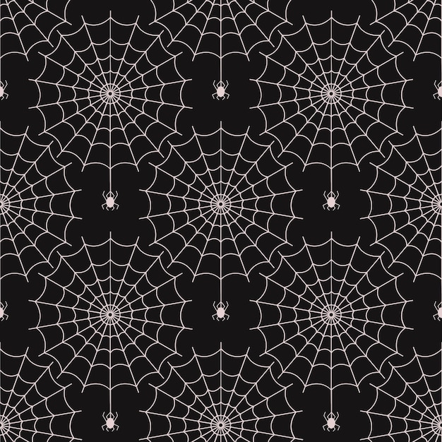 Vector spider web behang