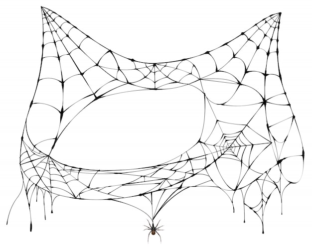 Spider web for halloween