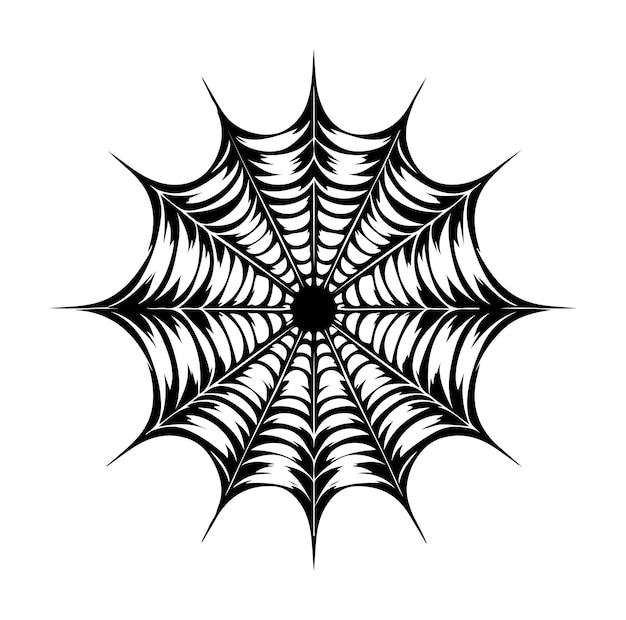 蜘蛛網のベクトルイラスト