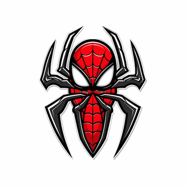 Vettore spiderman_art_design_icon_vector_sticker_logo