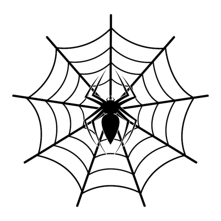 Vector spiders icon logo vector design template