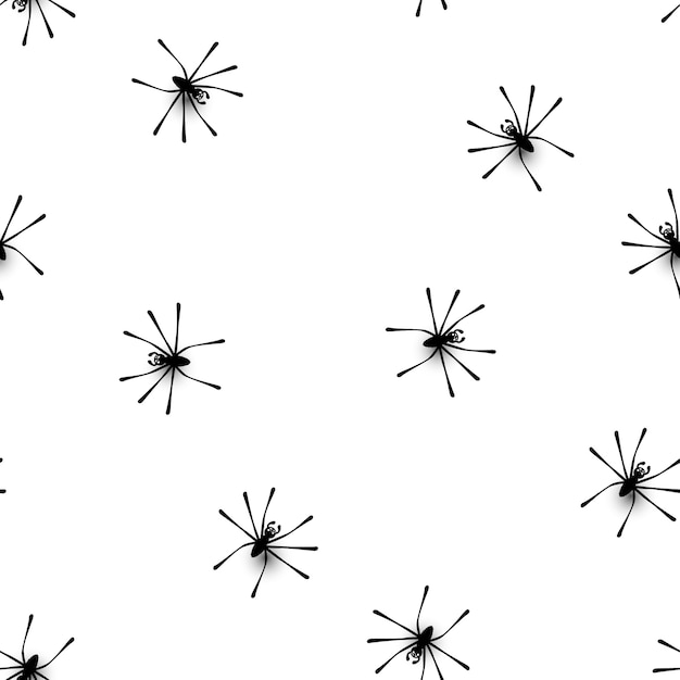 Spiders seamless pattern