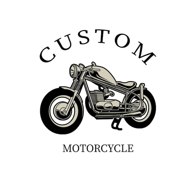 spier motorfiets illustratie vector ontwerp