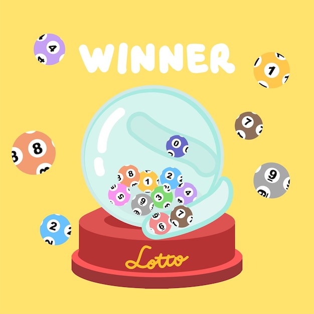 Spin machine with random numbers The lotto lottery machine random numbers lucky random gambling game lotto ball number zero to nine entertaining gambling game