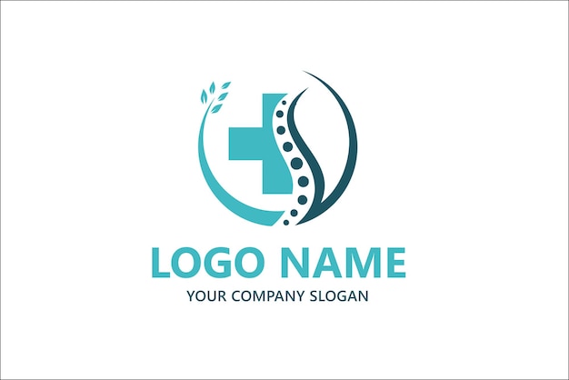 Vector spinal cord backpain logo