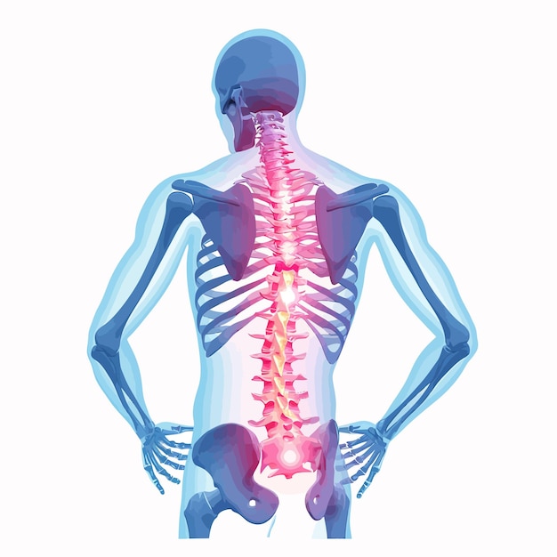 Spine_bone_showing_back_pain_Vector