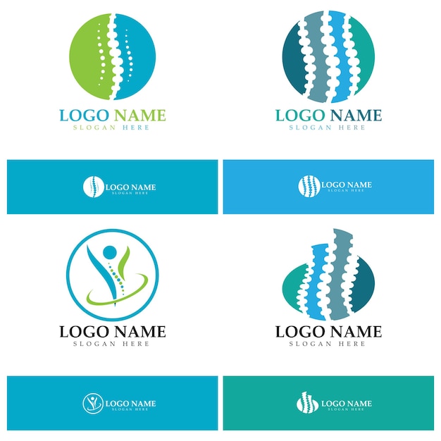 Vector spine diagnostics symbol