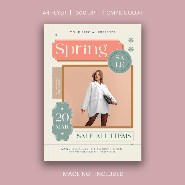 Sping sale flyer