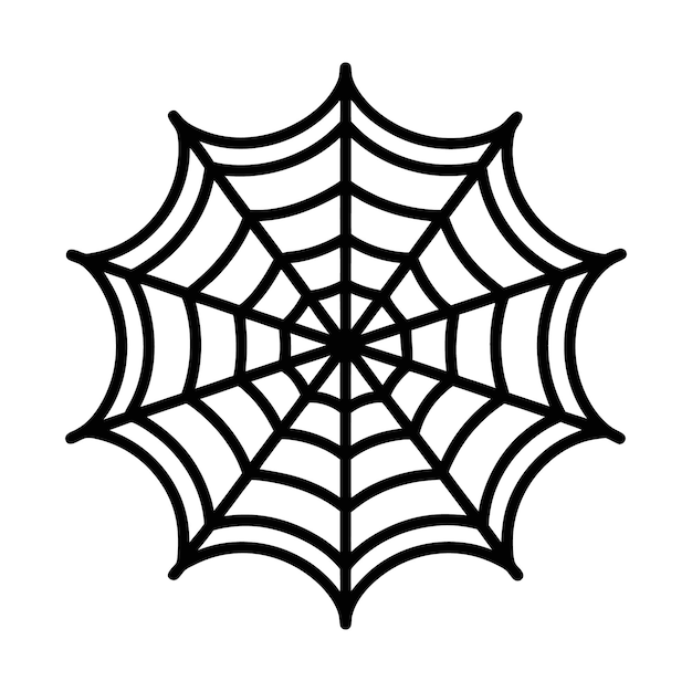 Spinnen een web van spookachtigheid met Halloween spinnenweb icoon de perfecte angstaanjagende toevoeging aan uw griezelig