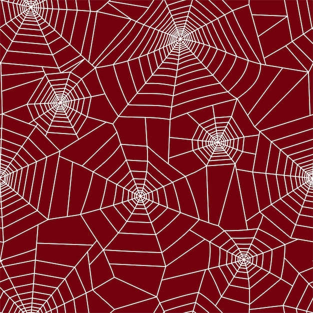 Vector spinnenweb patroon. halloween-decoratie met spinnenweb. spinnenweb vectorillustratie