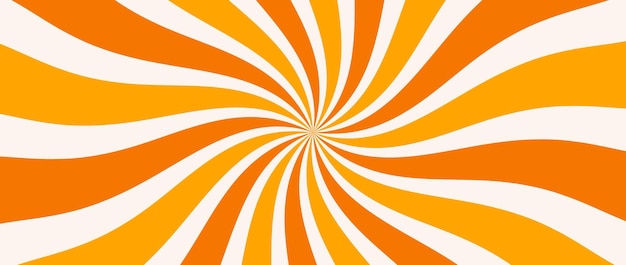 Spinning radial lines background Orange curved sunburst wallpaper Abstract warped sun rays