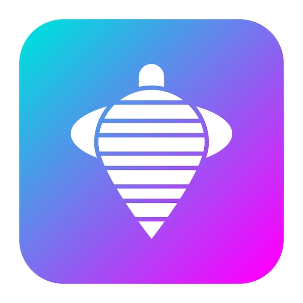 Spinning Top vector icon Can be used for Children Toys iconset