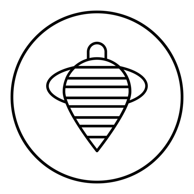 Spinning Top vector icon Can be used for Children Toys iconset