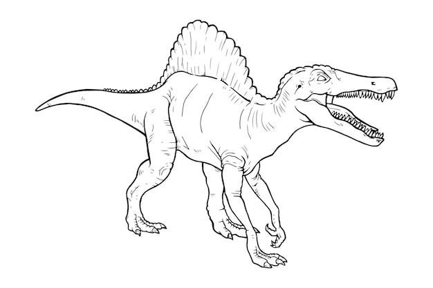Vector spinosaurus