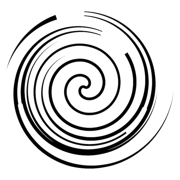 Vector spiral brush