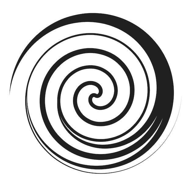 Vector spiral brush